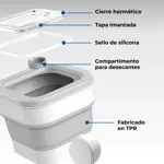 Contenedor Hermético Alimento Mascotas WAGGS 15L Plegable