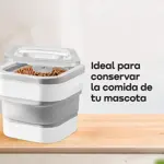 Contenedor Hermético Alimento Mascotas WAGGS 15L Plegable