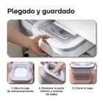 Contenedor Hermético Alimento Mascotas WAGGS 15L Plegable