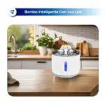 Bebedero Automatico Fuente Dispenser Agua Recirculante 2.4L Mascotas Waggs