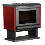 Calefactor a Leña Bosca Gold 800 Black Visión Burdeo