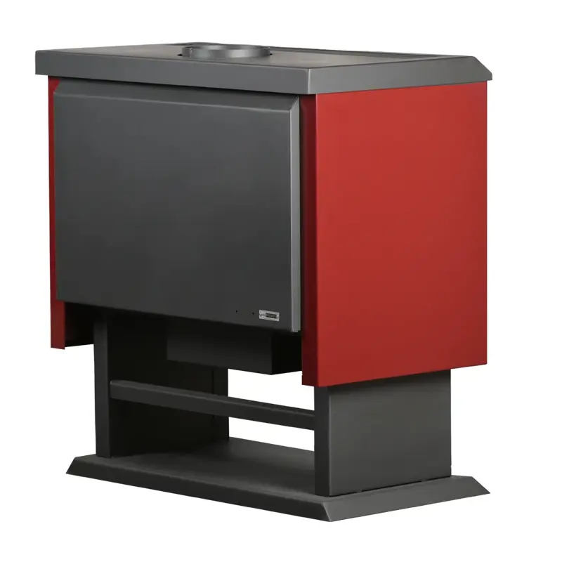 Calefactor a Leña Bosca Gold 800 Black Visión Burdeo