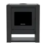 Calefactor a Leña Bosca Gold 500 Black Vision Charcoal