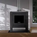 Calefactor a Leña Bosca Gold 500 Black Vision Charcoal