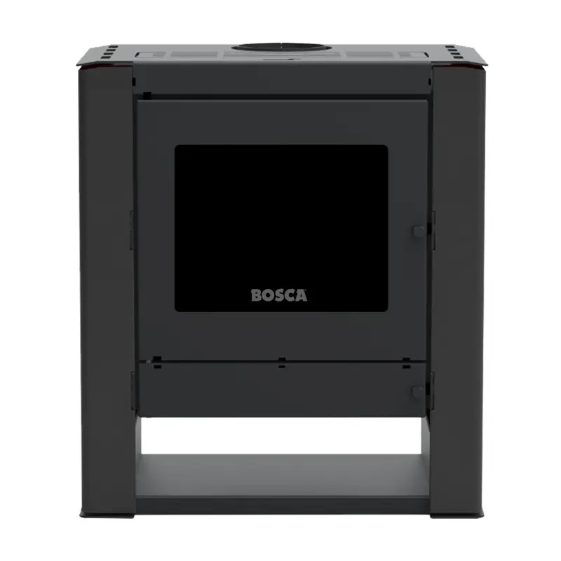 Calefactor a Leña Bosca Gold 500 Black Vision Charcoal