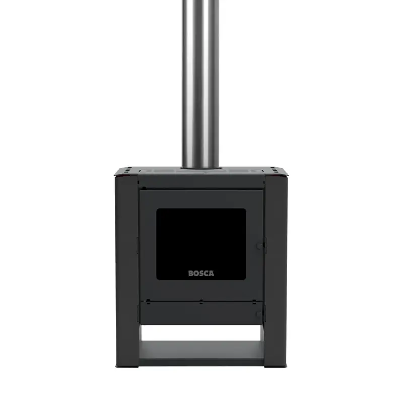 Calefactor a Leña Bosca Gold 500 Black Vision Charcoal