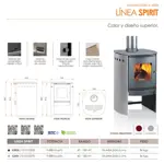 Calefactor a Leña Bosca Spirit 380