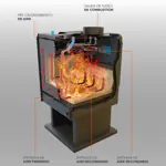 Calefactor a leña Bosca Limit 360