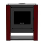 Calefactor a leña Gold 500 Black Vision Burdeo