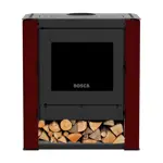 Calefactor a leña Gold 500 Black Vision Burdeo