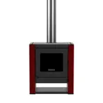 Calefactor a leña Gold 500 Black Vision Burdeo