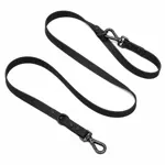 Correa Para Perro Negra Gadnic 180 Cm PVC Impermeable Anti Olor Con Mosquetón 