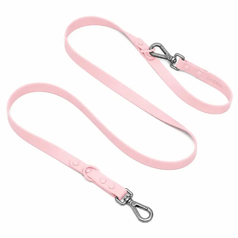 Correa Para Perro Rosa Gadnic 180 Cm PVC Impermeable Anti Olor Con Mosquetón