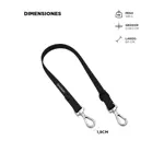 Correa Extensora Antienredos Rosa Gadnic 60 Cm PVC Nylon Ganchos Metálicos Reforzados