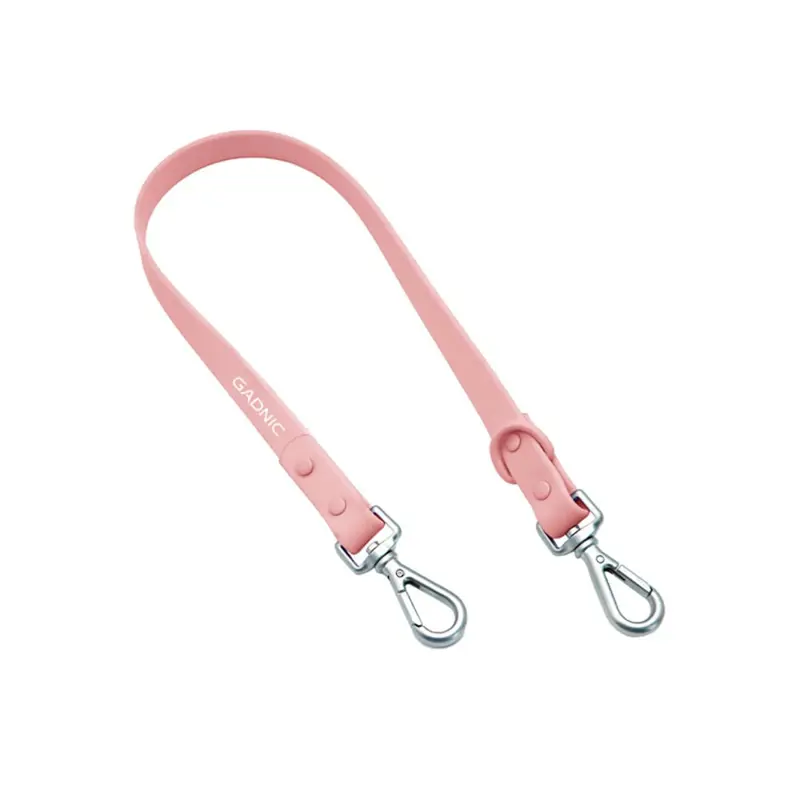Correa Extensora Antienredos Rosa Gadnic 60 Cm PVC Nylon Ganchos Metálicos Reforzados