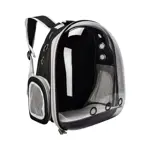 Mochila Capsula Transportadora para Gatos Perros Waggs Negra