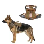 Arnés Pretal Táctico Perro Anti Tirones Reflectivo Waggs L Marrón