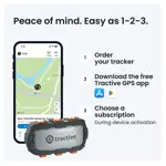 Localizador GPS Tractive XL para perros (más de 23 kg) con monitor de salud