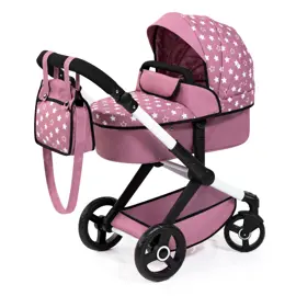 Cochecito Para Muñecas Xeo Rosa Bl...
