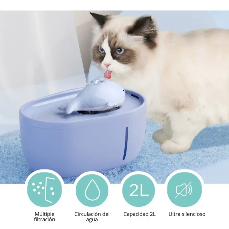 bebedero para mascotas pw30 smart tek