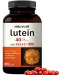 Suplemento de luteína NatuBell 40 mg con zeaxantina 1600 mcg 360