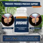 Suplemento Prosvent Prostate Support 60 cápsulas blandas