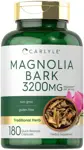 Suplemento Carlyle Magnolia Bark 3200 mg 180 cápsulas en polvo