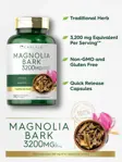 Suplemento Carlyle Magnolia Bark 3200 mg 180 cápsulas en polvo