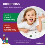 Suplemento NuBest Tall Kids en tabletas masticables 60 unidades