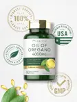 Suplemento de aceite de orégano Carlyle 4000 mg 150 cápsulas de gelatina blanda