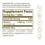 Suplemento Solgar de vitamina C 1000 mg 90 comprimidos