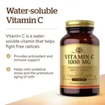 Suplemento Solgar de vitamina C 1000 mg 90 comprimidos