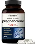 Suplemento NatureBell Pregnenolona 100 mg 200 cápsulas
