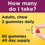 Complemente el multivitamínico Nature Made para mujeres con goma de mascar Omega-3 80