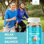 Complemente las gomitas de ashwagandha y vitamina D de AFXMATE