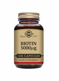 Suplemento Biotina De 5000 Mcg, 10...