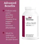 Suplemento Bariatric Advantage Ultra Multi con hierro 270 cápsulas