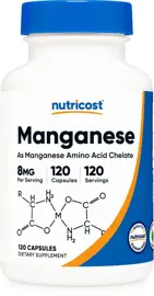 Suplemento  Manganeso Quelado 8 Mg ...