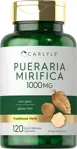 Suplemento Carlyle Pueraria Mirifica 1000 mg 120 cápsulas