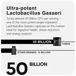 Suplemento probiótico Toniiq Lactobacillus Gasseri 50 mil millones de UFC
