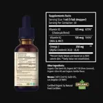 (paquete de 2) Vitamina D3 K2 líquida de 5000 UI con aceite MCT Omega 3 de 60 ml