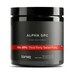 Suplemento Toniiq Alpha GPC de ultra alta pureza en cápsulas de 600 mg
