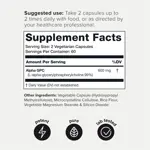 Suplemento Toniiq Alpha GPC de ultra alta pureza en cápsulas de 600 mg