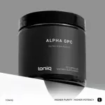 Suplemento Toniiq Alpha GPC de ultra alta pureza en cápsulas de 600 mg