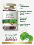 Suplemento Carlyle Ginkgo Biloba 300 mg 70 gomitas veganas