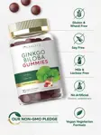 Suplemento Carlyle Ginkgo Biloba 300 mg 70 gomitas veganas