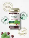 Suplemento Carlyle Ginkgo Biloba 300 mg 70 gomitas veganas