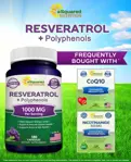 Suplemento de resveratrol de Squared Nutrition 180 cápsulas