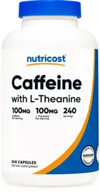 Suplemento Dietético  Cafeine Con LTeanina 240 Cápsu...