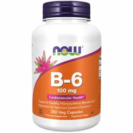Suplemento Now De Vitamina B6 (Piri...